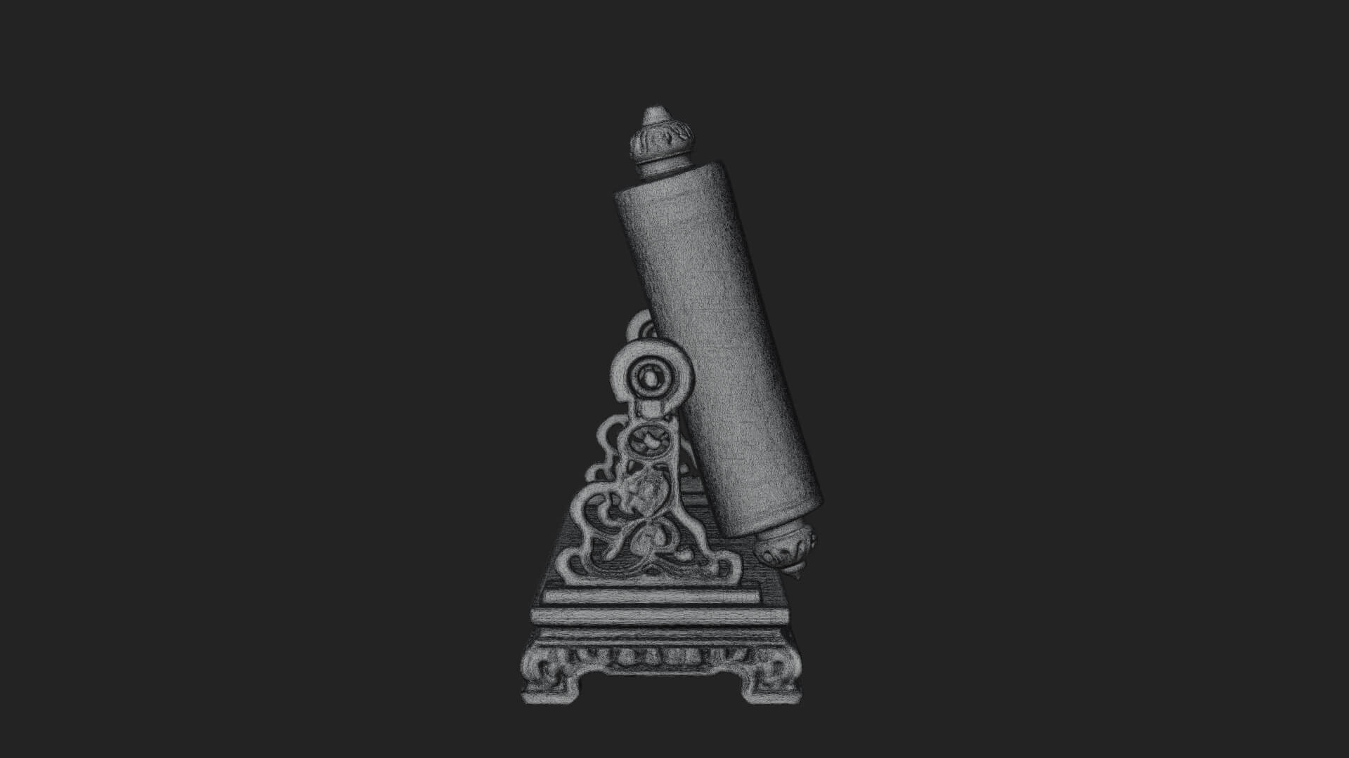Tied Paper Scroll Model Design 5 3D Print Model 3D Model