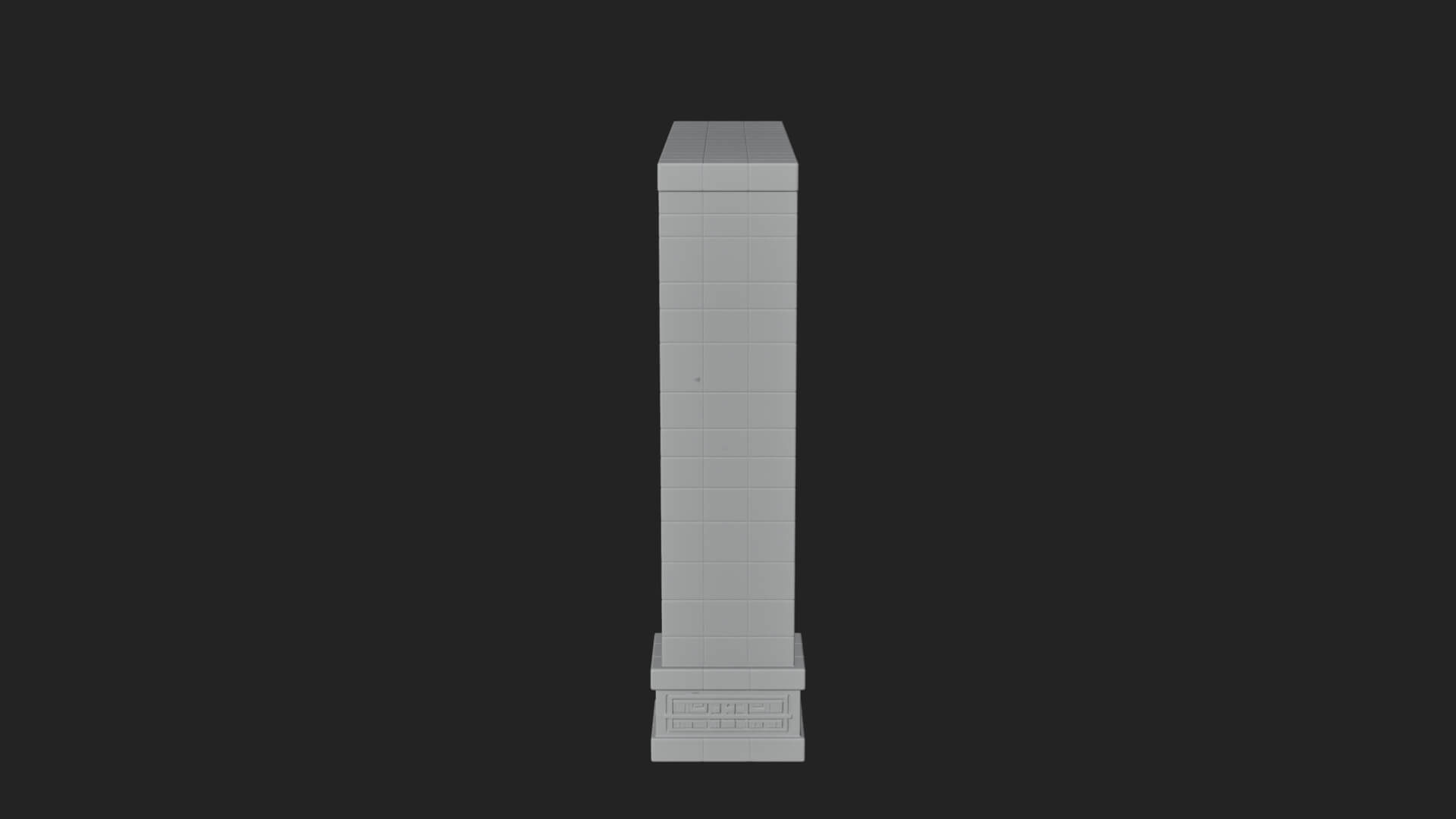 Tiled Mosque Arch Design 3 3D Print Model 3D Model