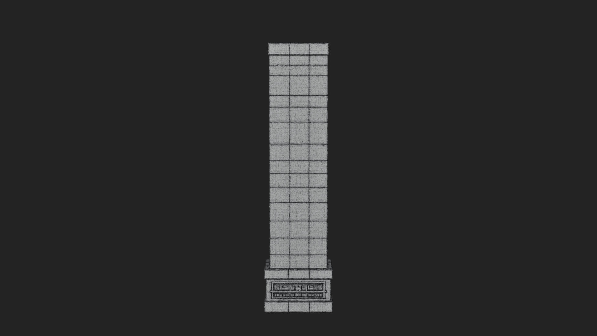 Tiled Mosque Arch Design 3 3D Print Model 3D Model