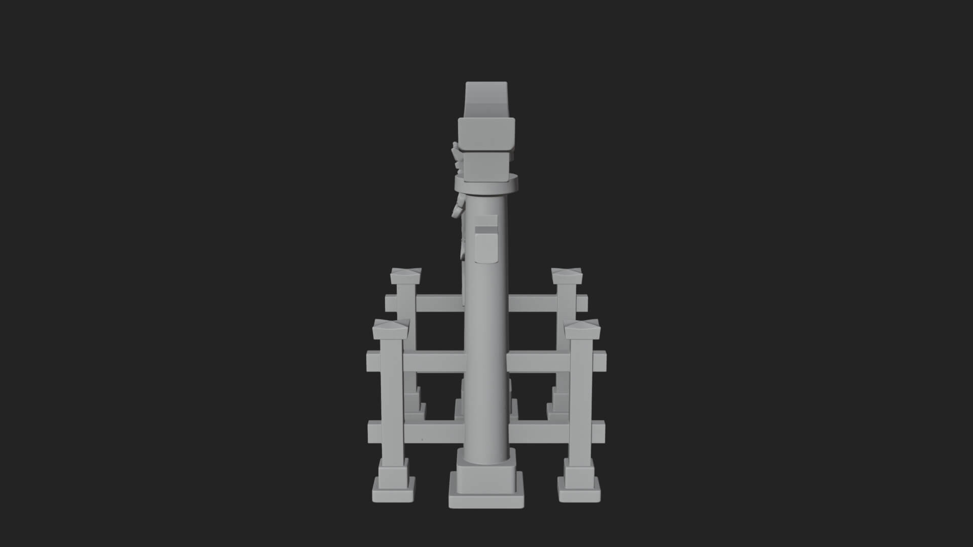 Torii Shrine Gate Design 2 3D Print Model 3D Model