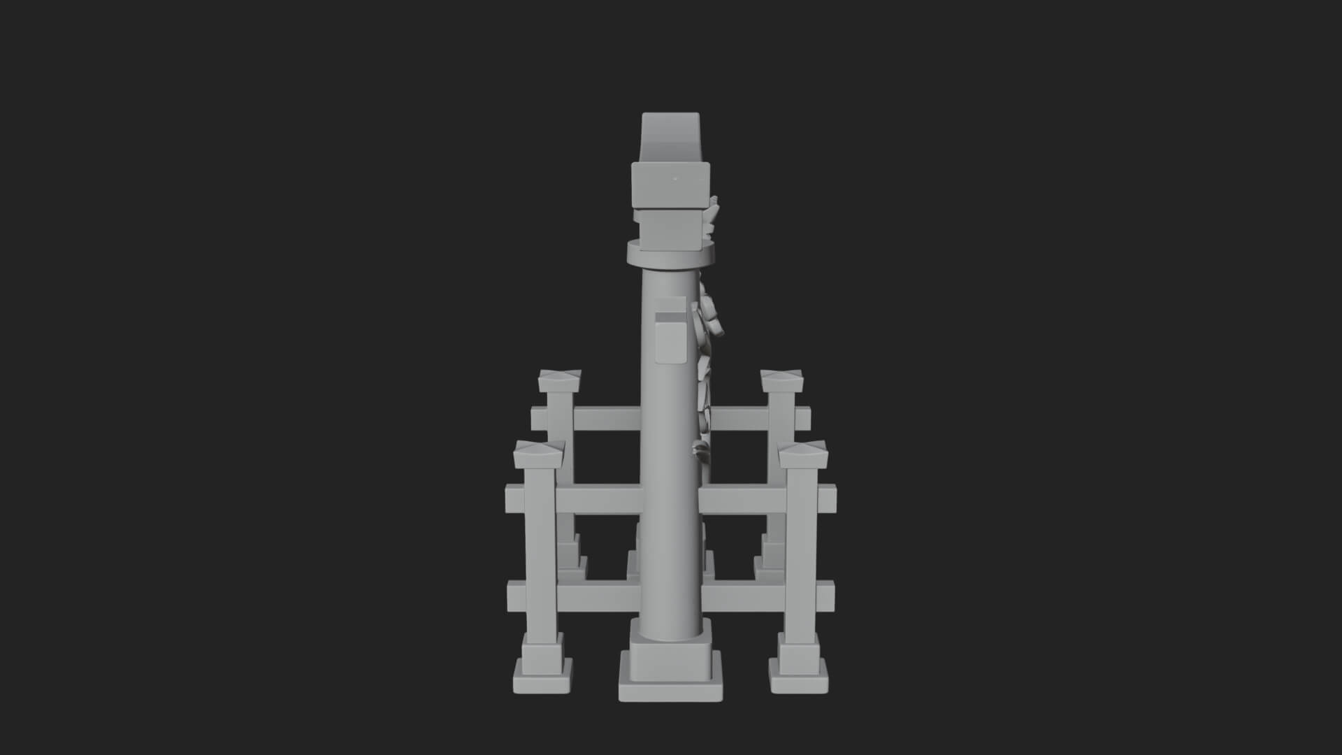 Torii Shrine Gate Design 2 3D Print Model 3D Model