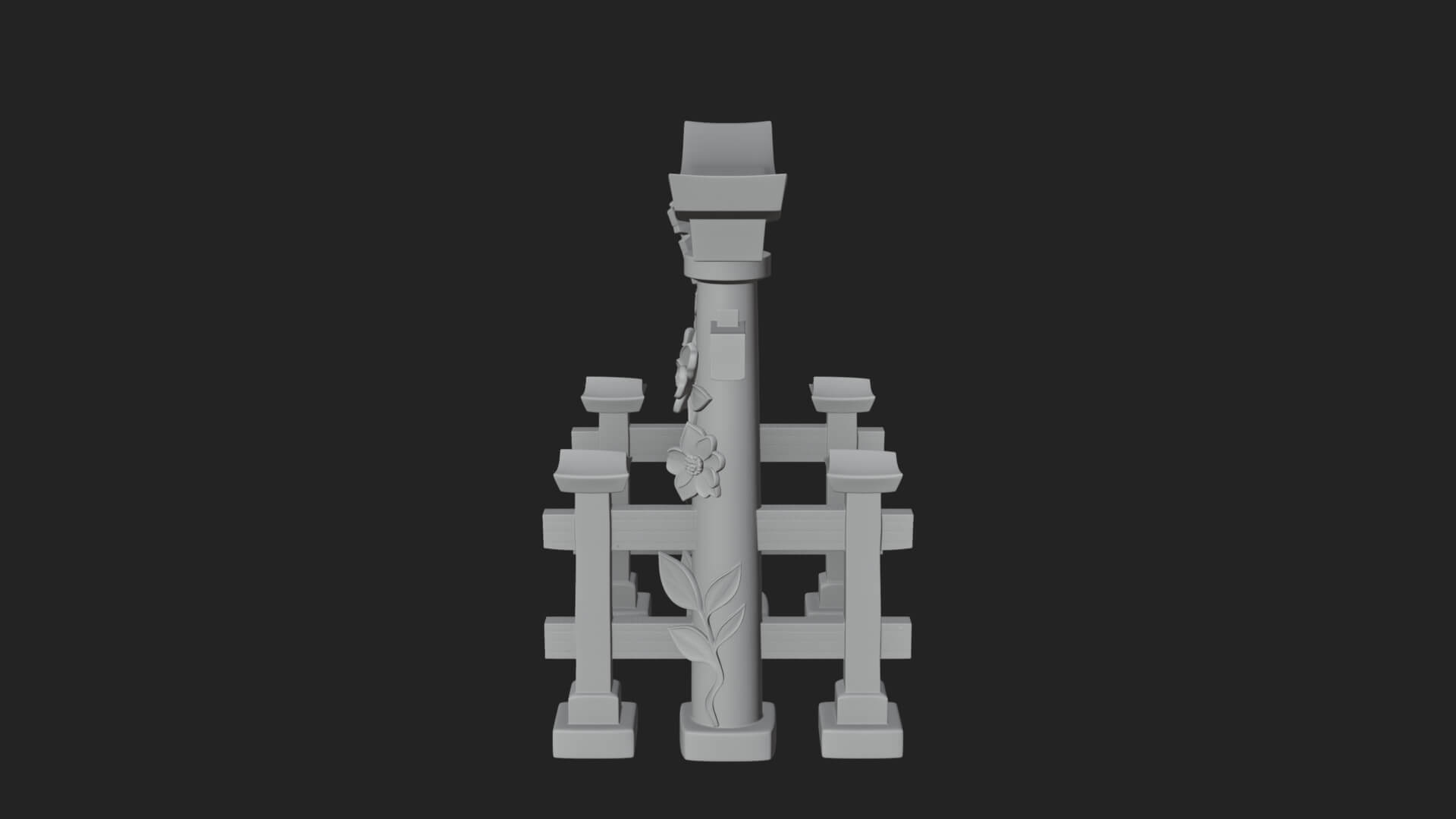 Torii Shrine Gate Design 3 3D Print Model 3D Model