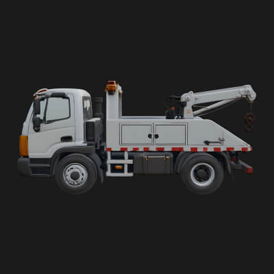 Tow Truck Model Design 12 3D Print Model