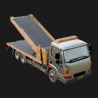 Tow Truck Model Design 13 3D Print Model