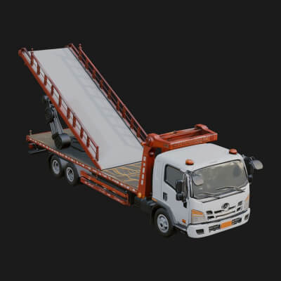 Tow Truck Model Design 15 3D Print Model