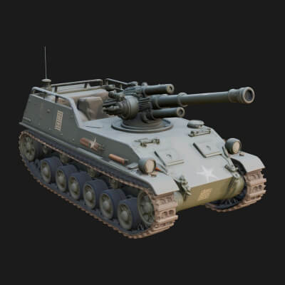 Tracked Armored Vehicle Model Design 11 3D Print Model