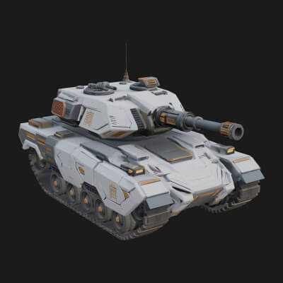 Tracked Armored Vehicle Model Design 31 3D Print Model