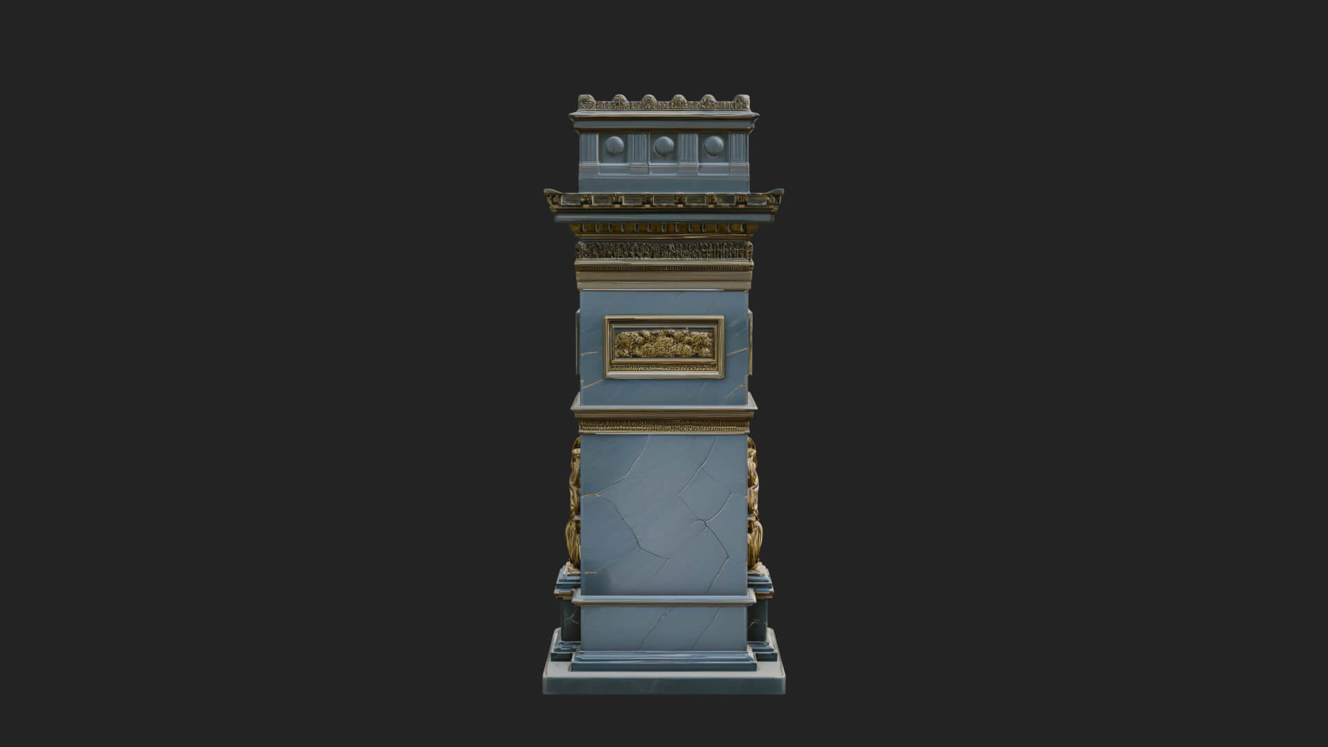 Triumphal Victory Arch Design 1 3D Print Model 3D Model