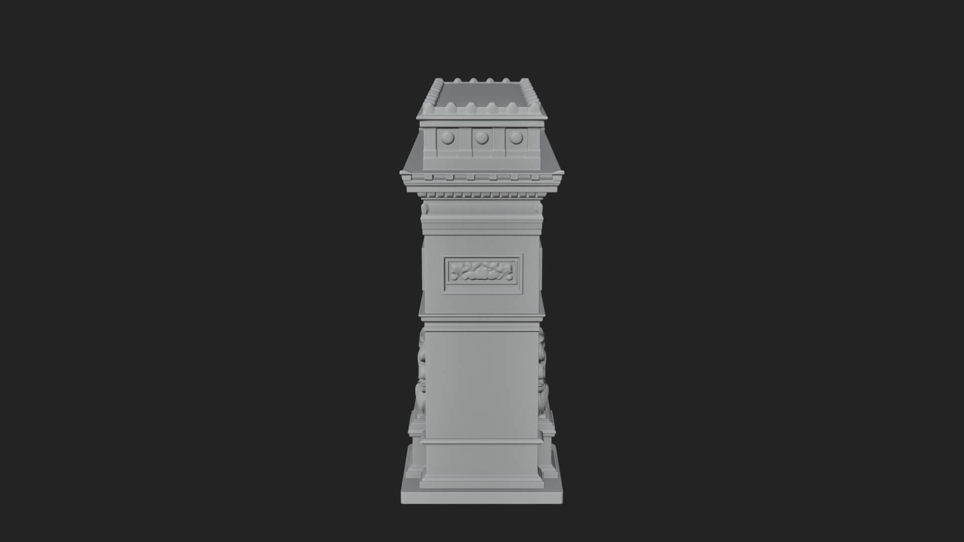 Triumphal Victory Arch Design 1 3D Print Model 3D Model