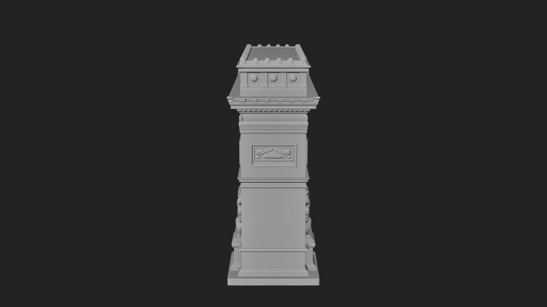 Triumphal Victory Arch Design 1 3D Print Model 3D Model