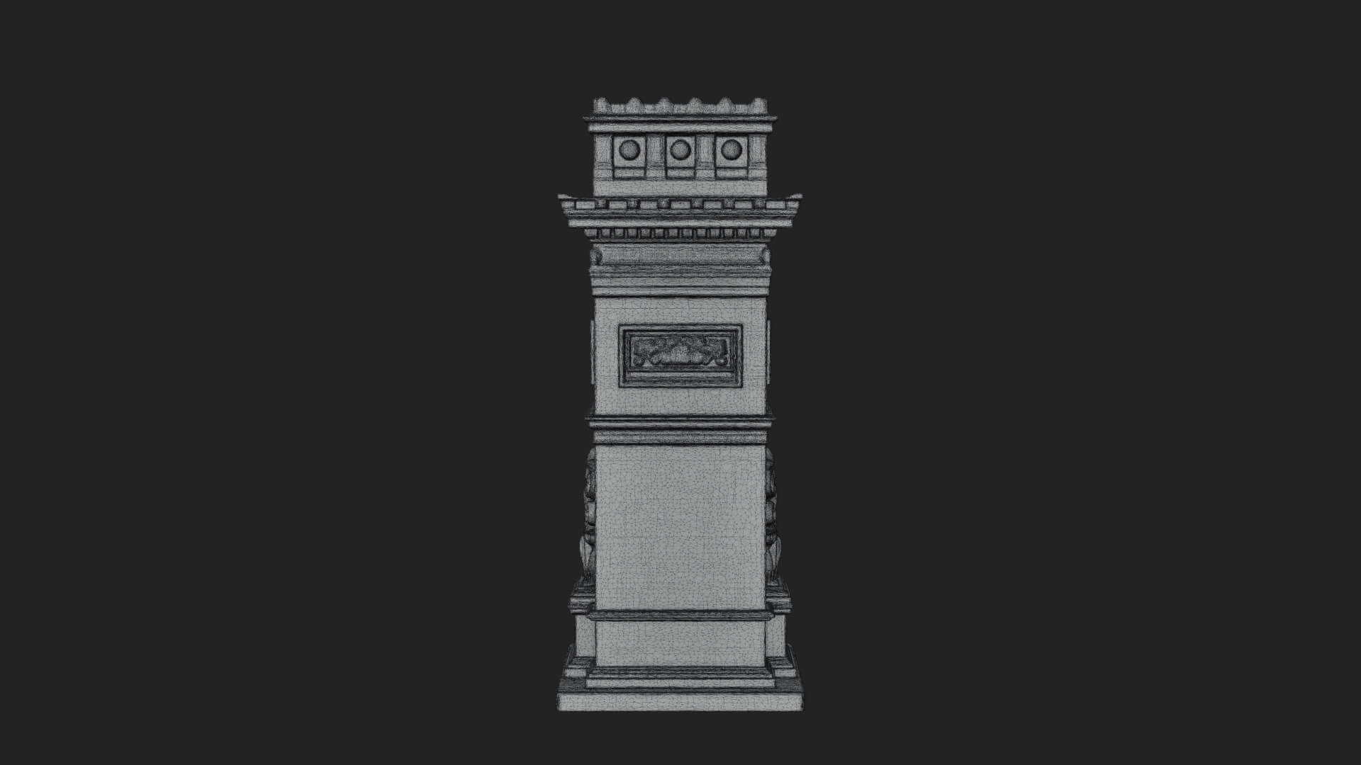 Triumphal Victory Arch Design 1 3D Print Model 3D Model