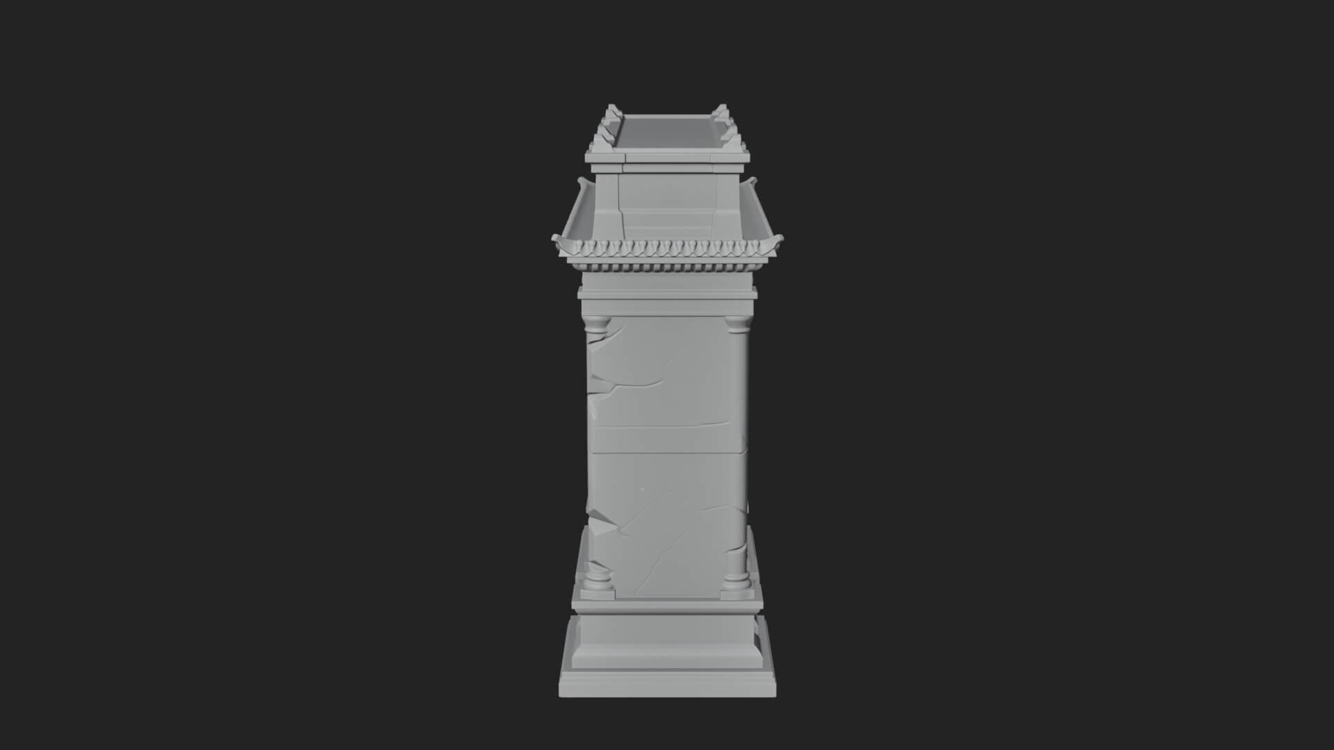 Triumphal Victory Arch Design 3 3D Print Model 3D Model