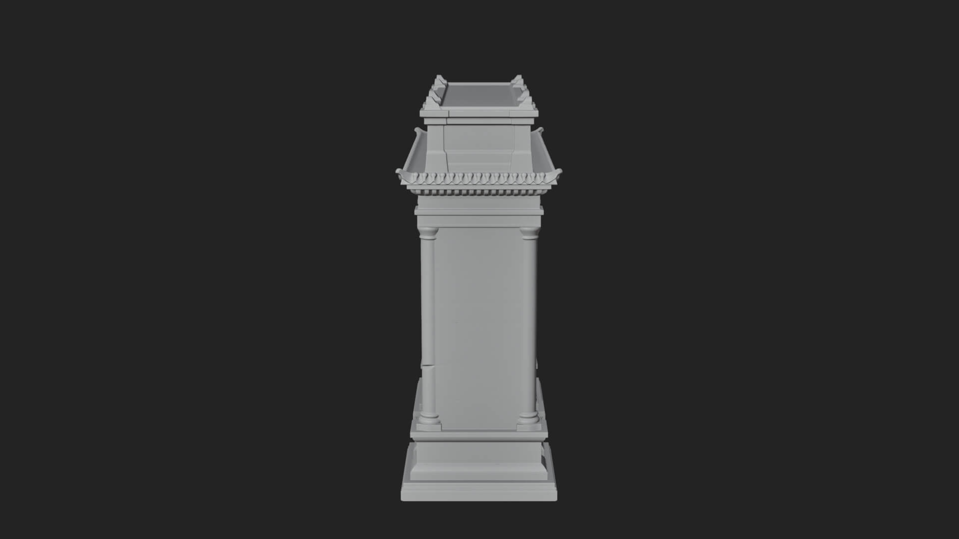 Triumphal Victory Arch Design 3 3D Print Model 3D Model