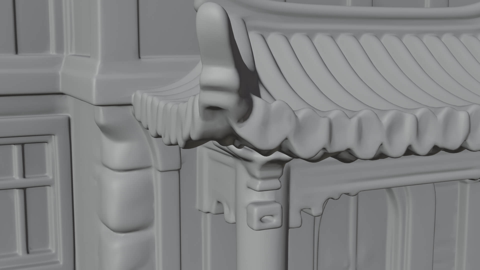 Tudor Timber House Design 4 3D Print Model 3D Model