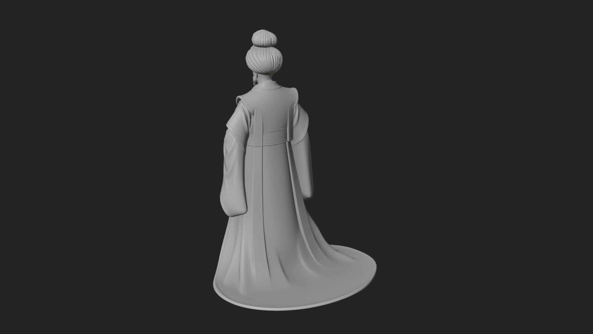 Turbaned Sultan Statue Design 3 3D Print Model 3D Model