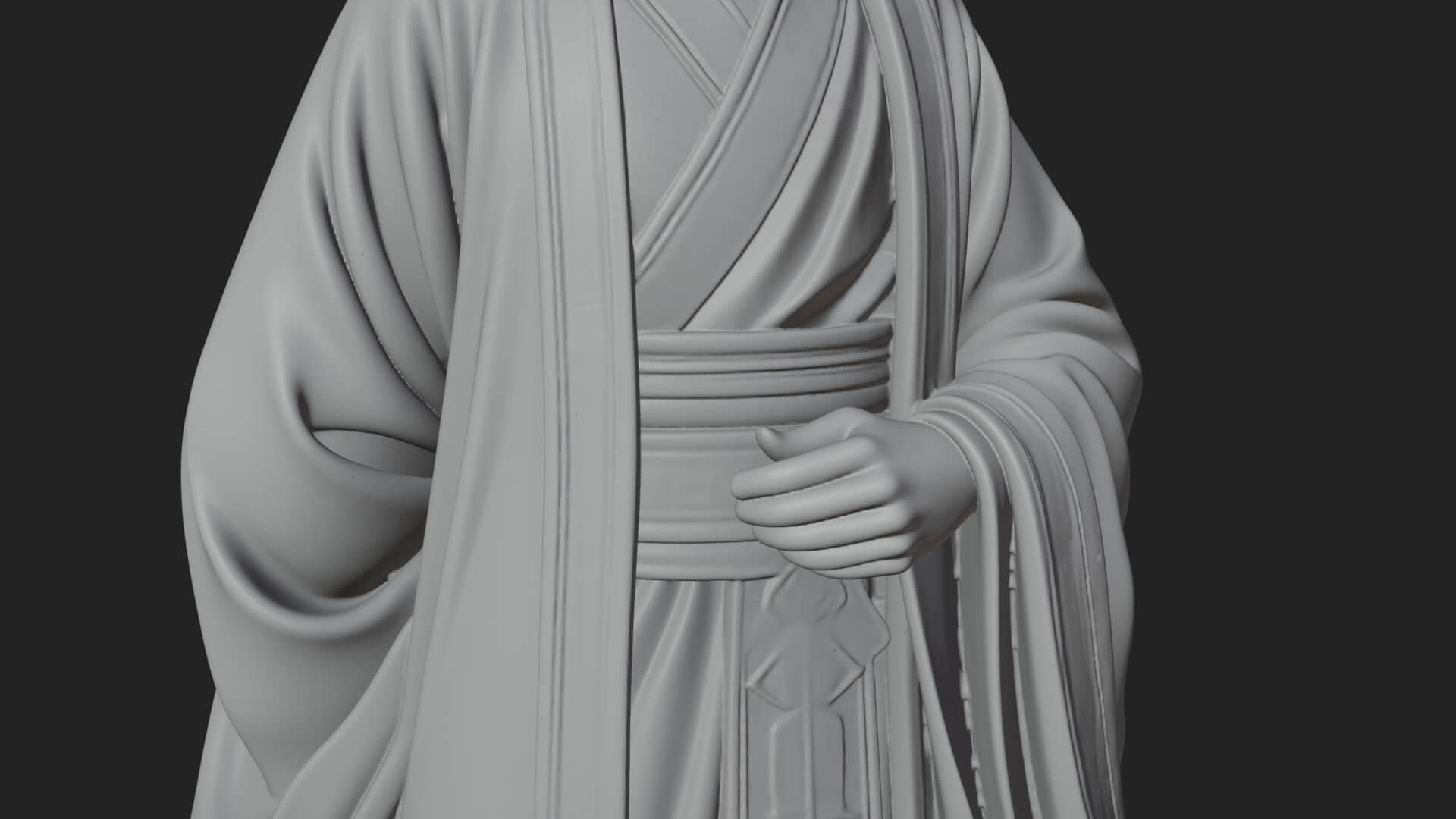 Turbaned Sultan Statue Design 4 3D Print Model 3D Model