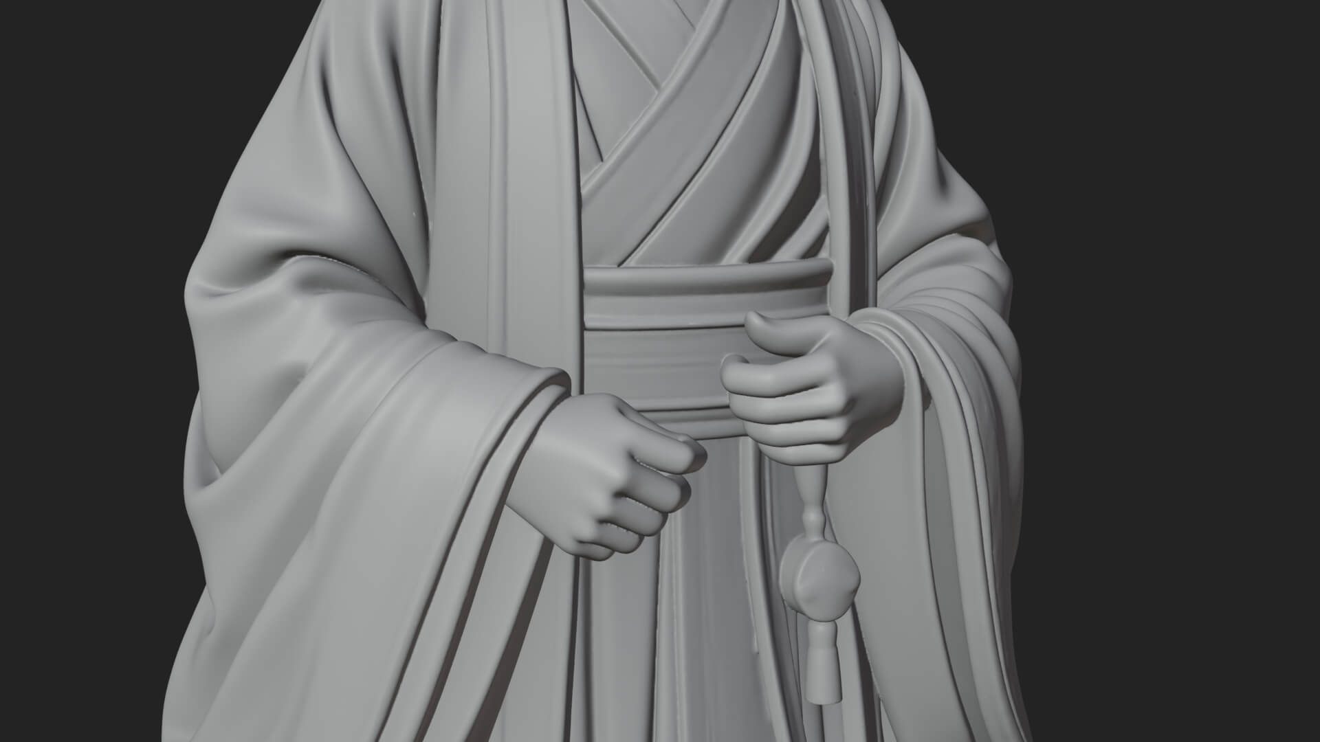 Turbaned Sultan Statue Design 6 3D Print Model 3D Model