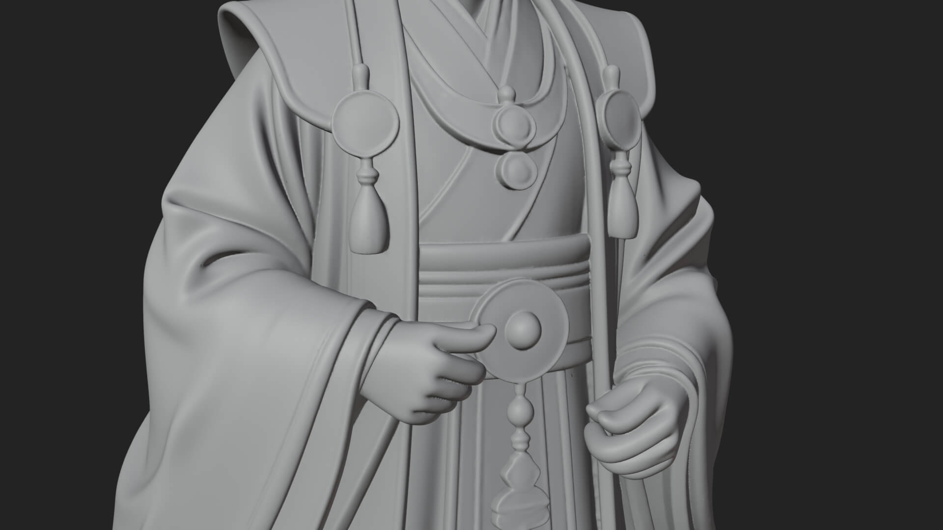 Turbaned Sultan Statue Design 8 3D Print Model 3D Model