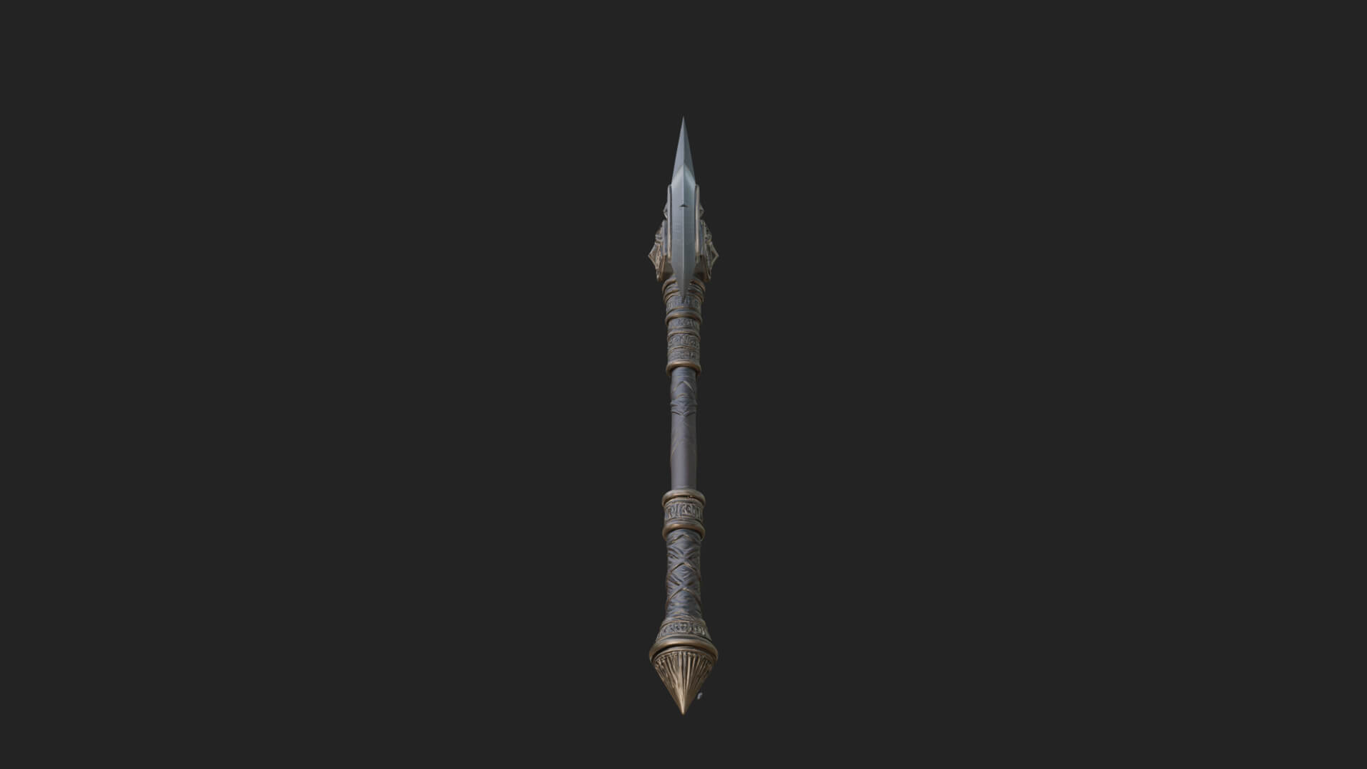 Twin Blade War Axe Model Design 3 3D Print Model 3D Model