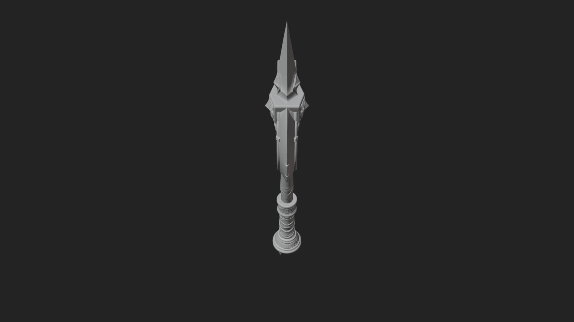 Twin Blade War Axe Model Design 3 3D Print Model 3D Model