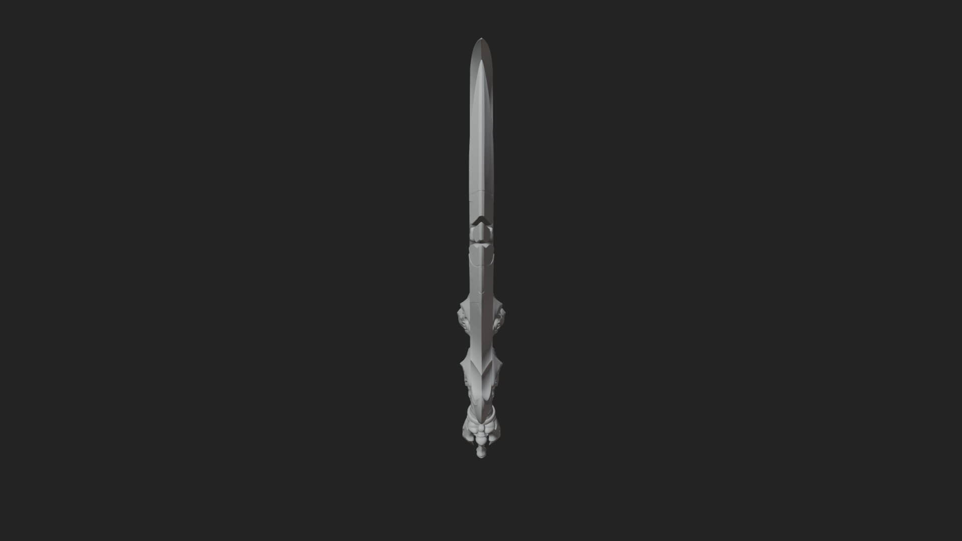 Twin Clawed Glaive Pair Model Design 1 3D Print Model 3D Model