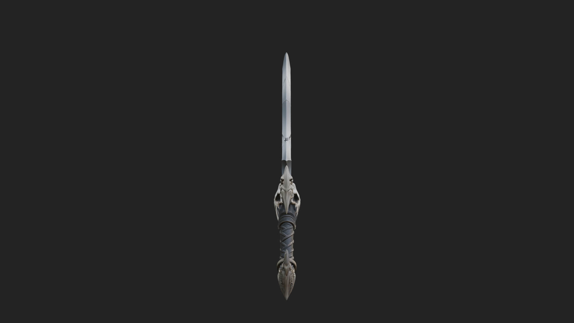 Twin Clawed Glaive Pair Model Design 3 3D Print Model 3D Model
