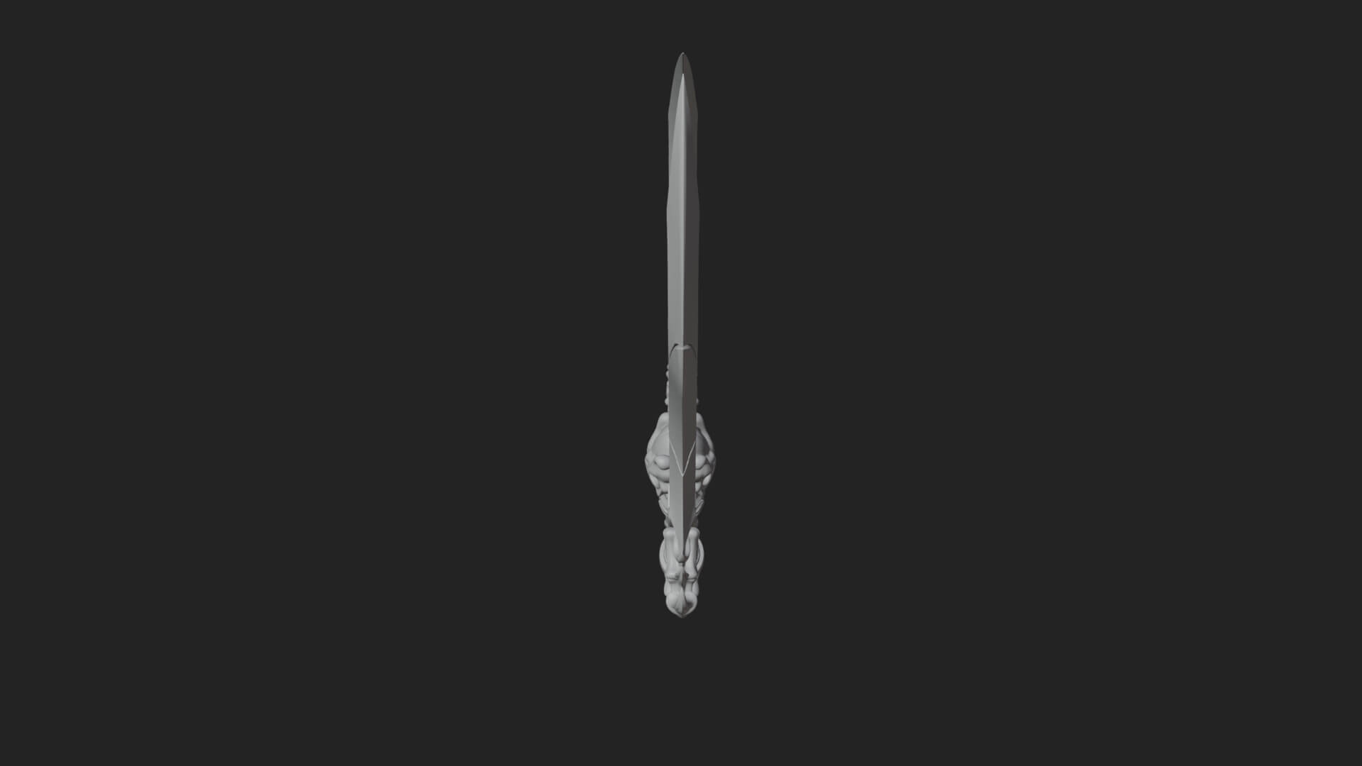 Twin Clawed Glaive Pair Model Design 3 3D Print Model 3D Model