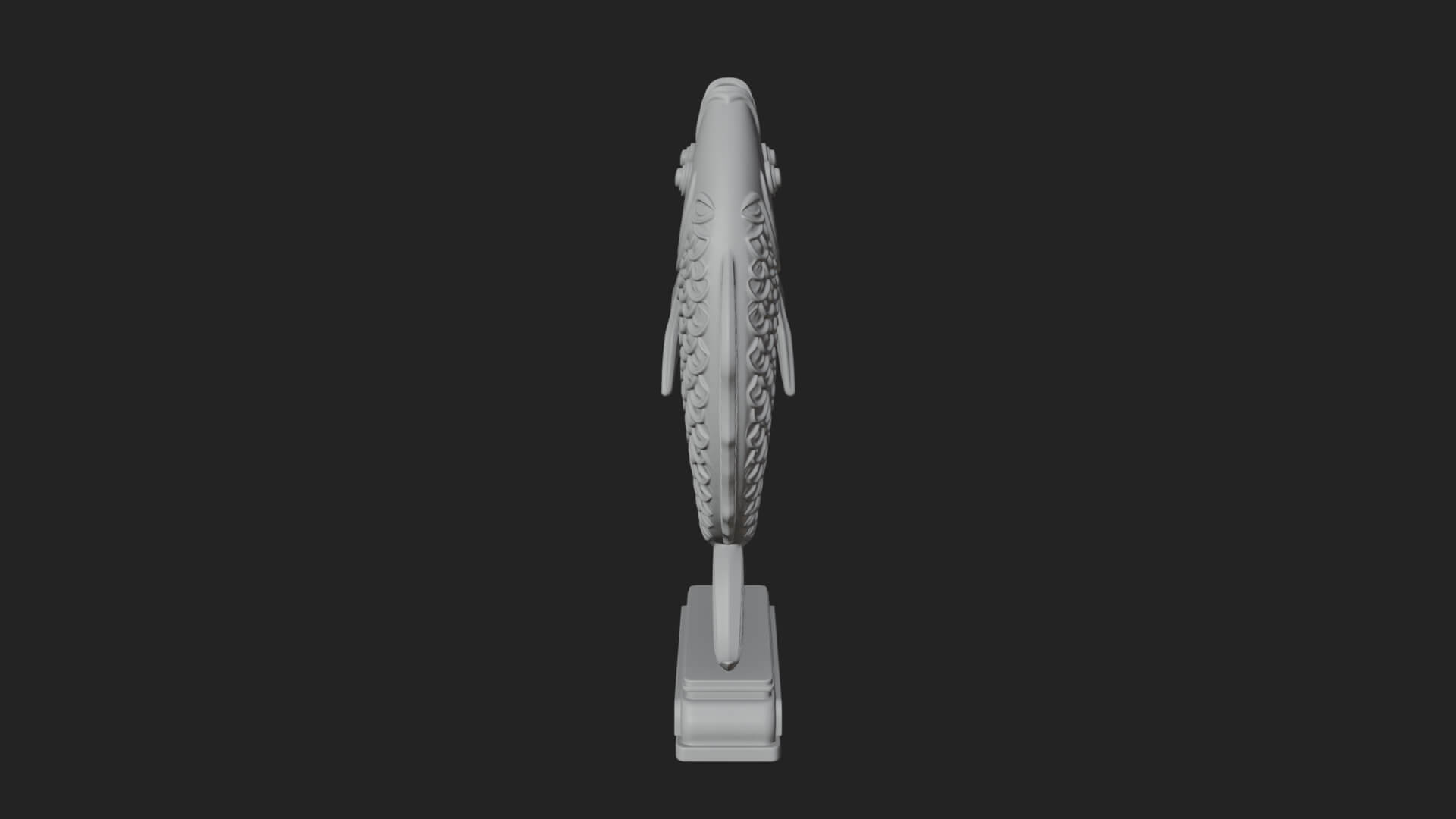 Twin Fish Arch Ornament Design 2 3D Print Model 3D Model