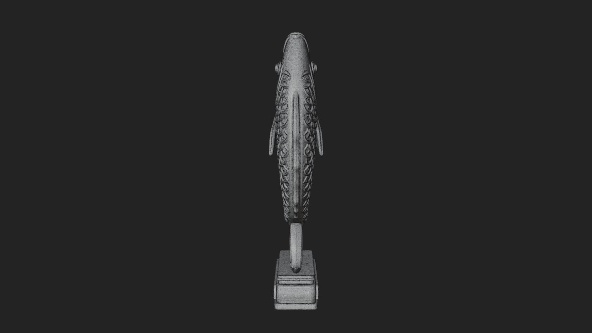 Twin Fish Arch Ornament Design 2 3D Print Model 3D Model