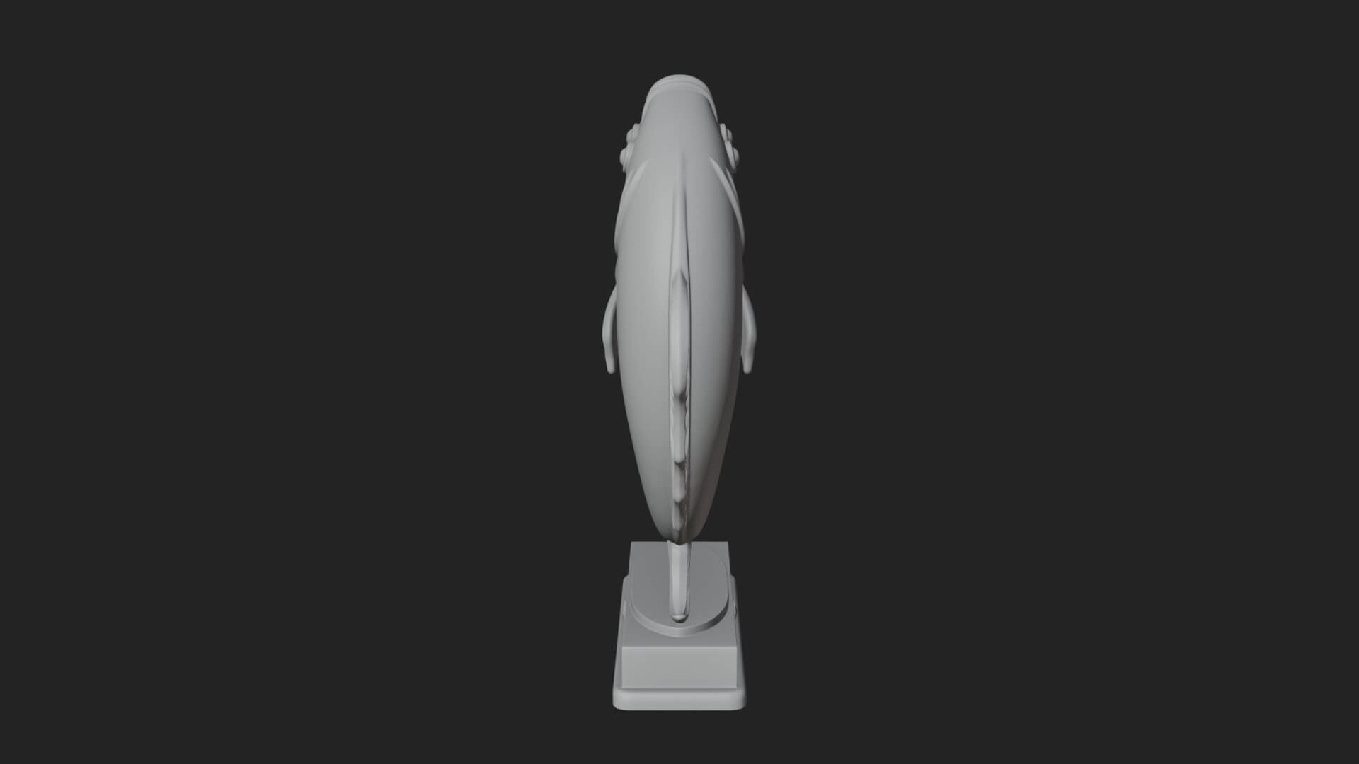 Twin Fish Arch Ornament Design 3 3D Print Model 3D Model
