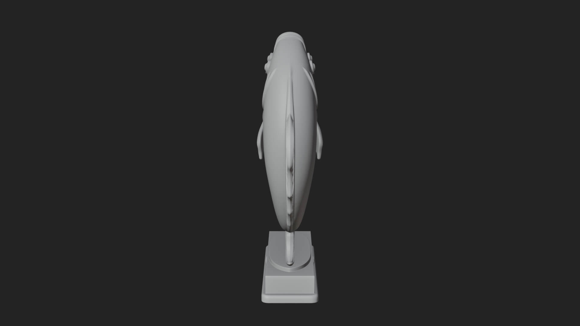 Twin Fish Arch Ornament Design 3 3D Print Model 3D Model