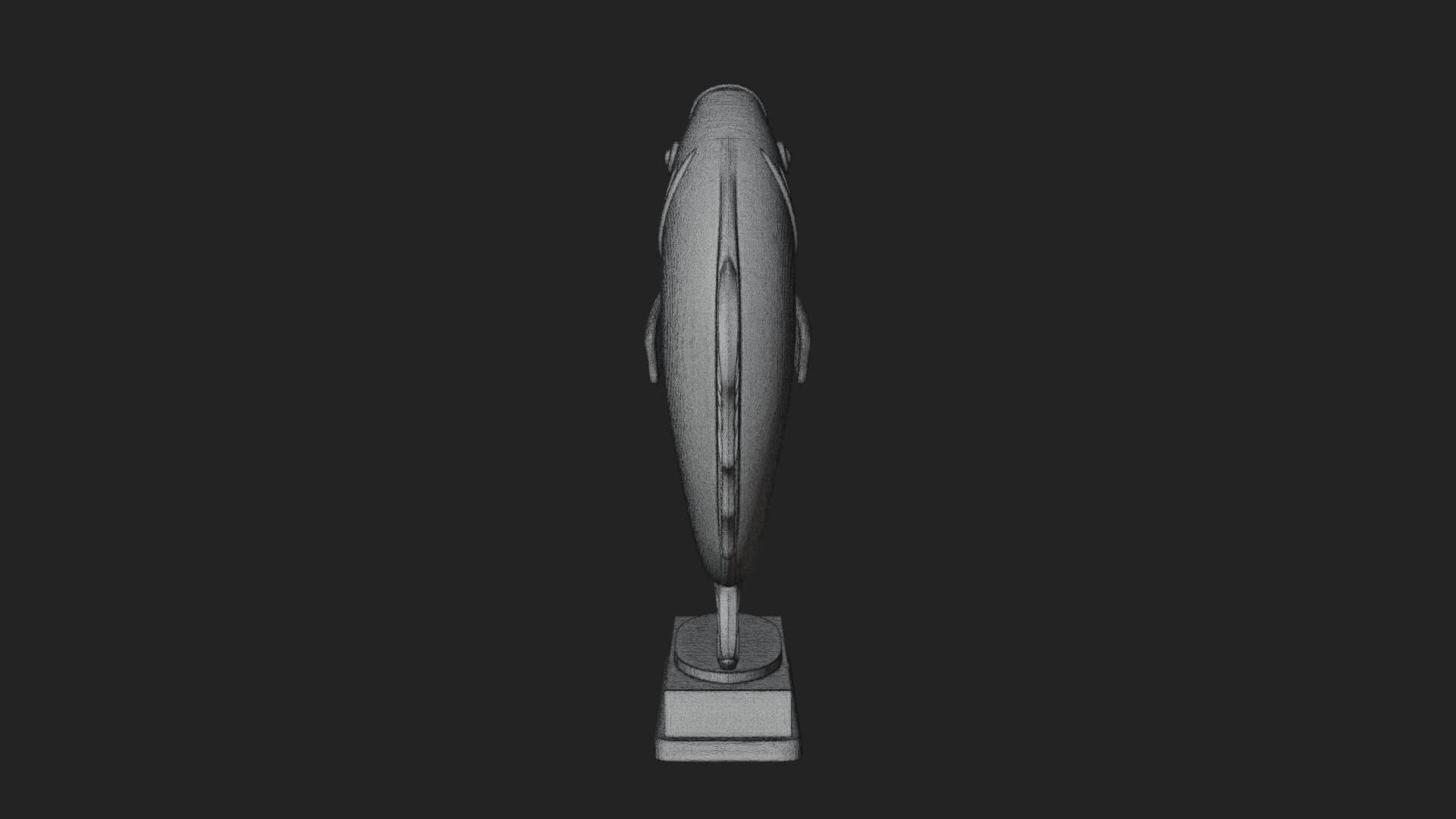 Twin Fish Arch Ornament Design 3 3D Print Model 3D Model