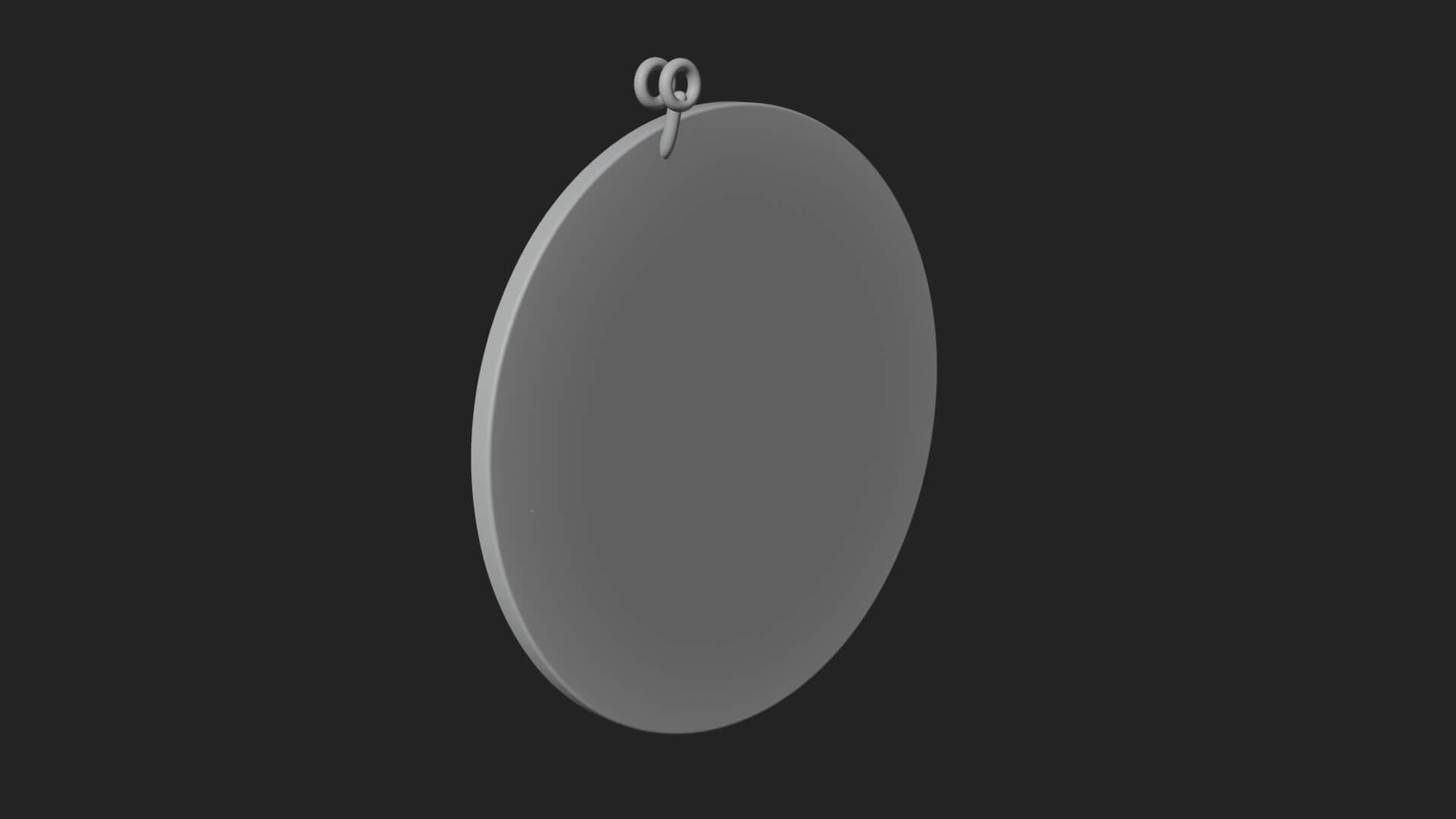 Twin Koi Yin Yang Pendant Design 1 3D Print Model 3D Model