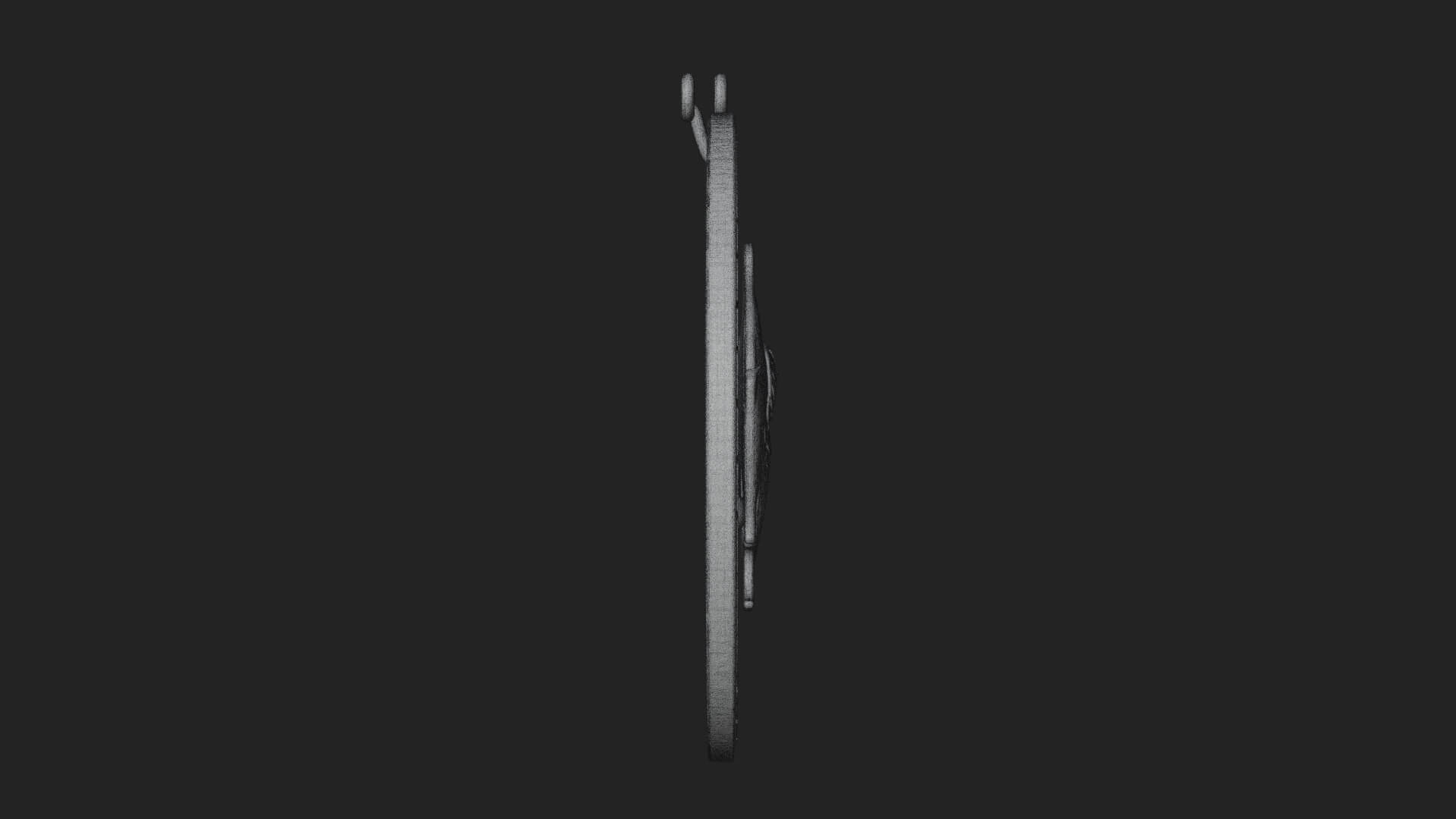 Twin Koi Yin Yang Pendant Design 1 3D Print Model 3D Model