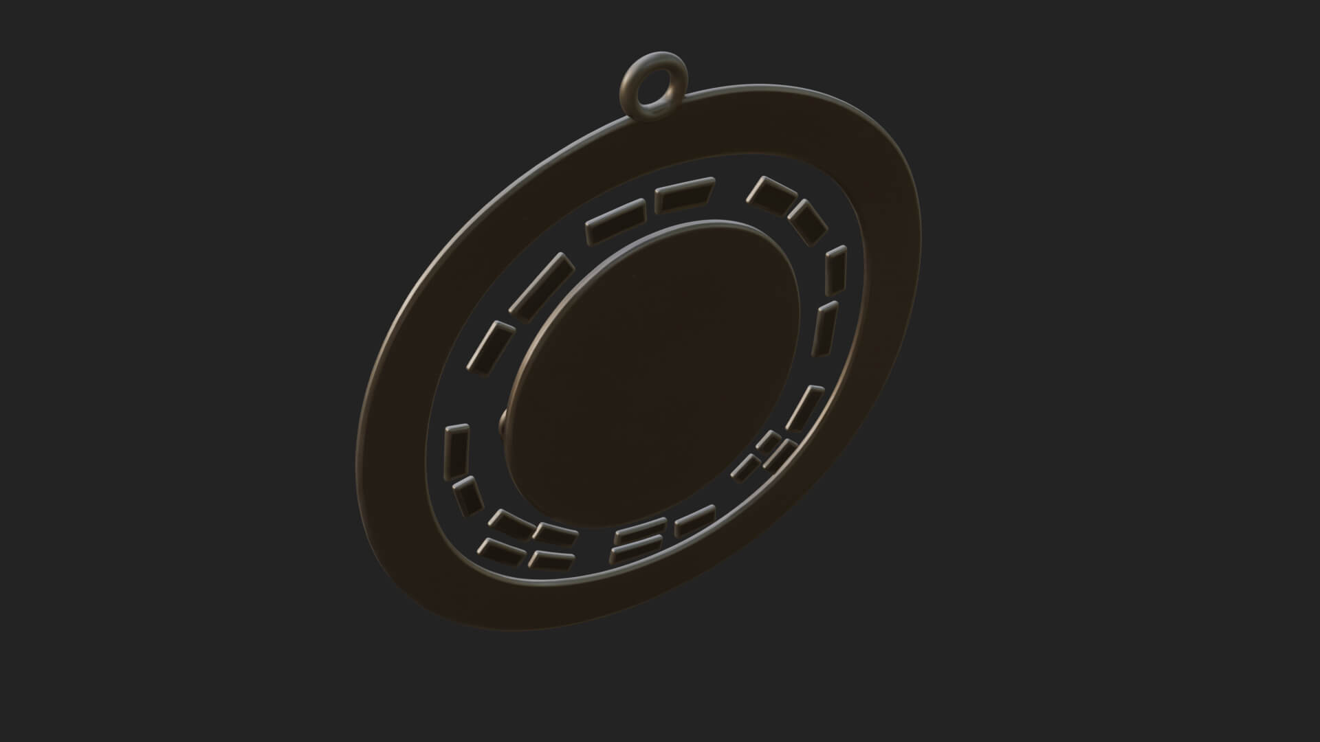 Twin Koi Yin Yang Pendant Design 3 3D Print Model 3D Model