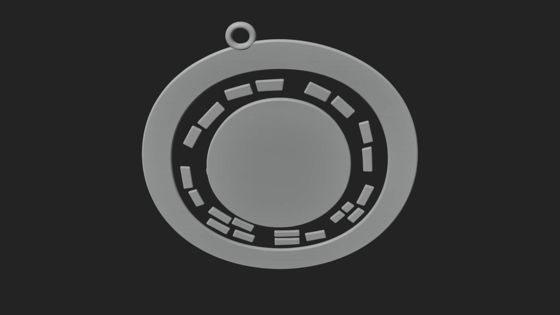 Twin Koi Yin Yang Pendant Design 3 3D Print Model 3D Model