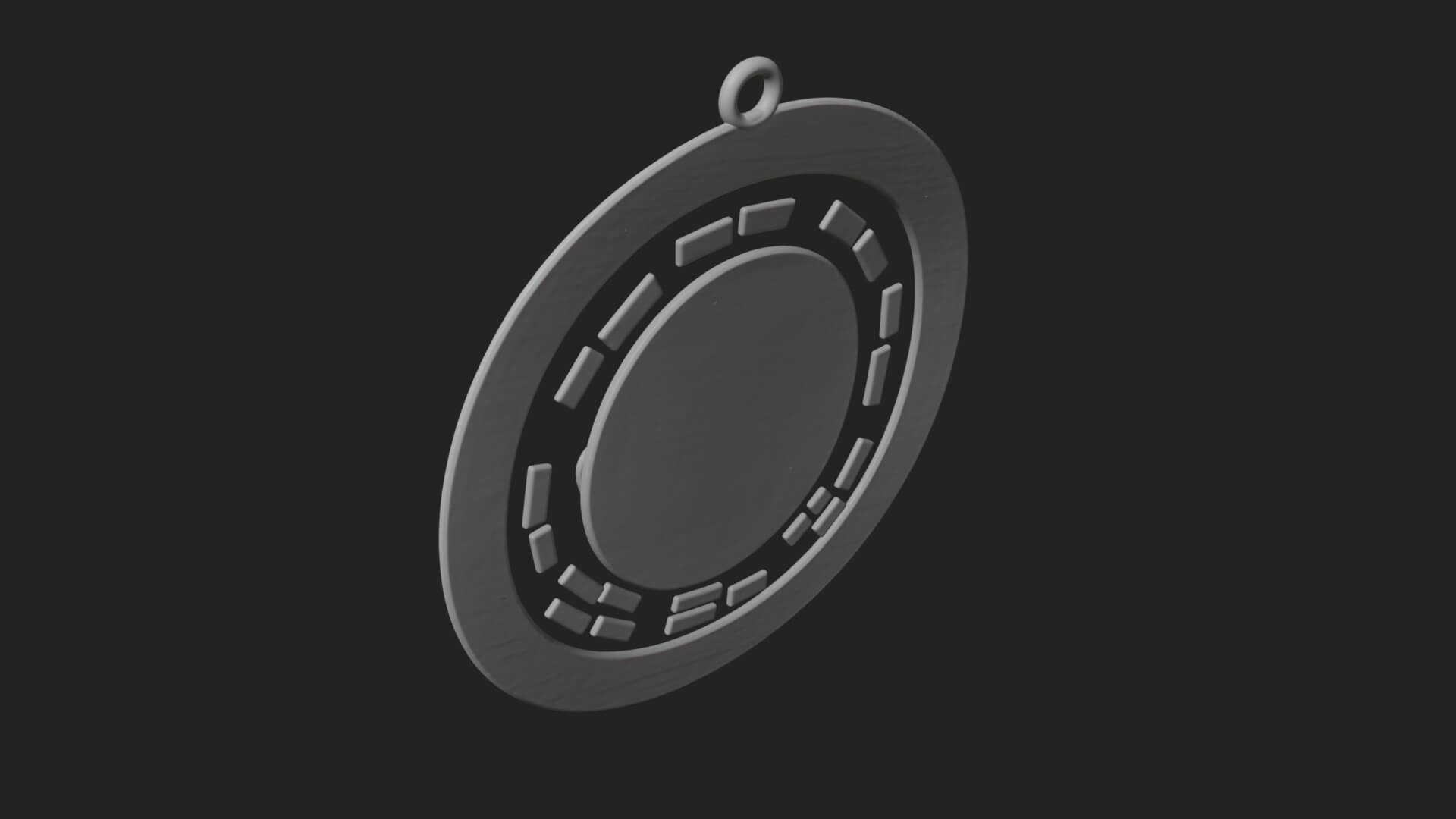 Twin Koi Yin Yang Pendant Design 3 3D Print Model 3D Model
