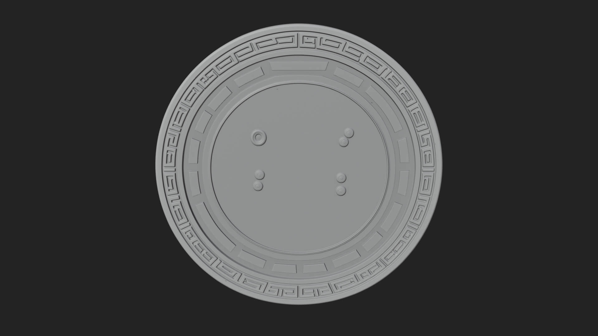 Twin Koi Yin Yang Pendant Design 4 3D Print Model 3D Model