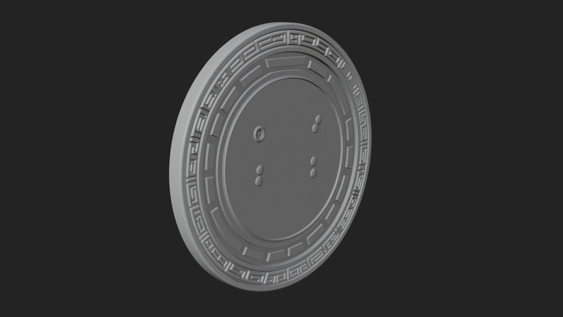 Twin Koi Yin Yang Pendant Design 4 3D Print Model 3D Model