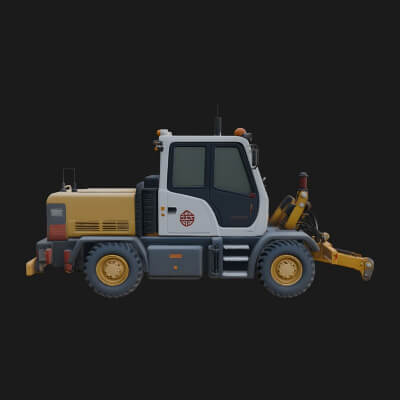 Utility Service Truck Model Design 2 3D Print Model