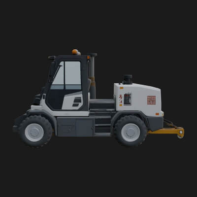 Utility Service Truck Model Design 3 3D Print Model