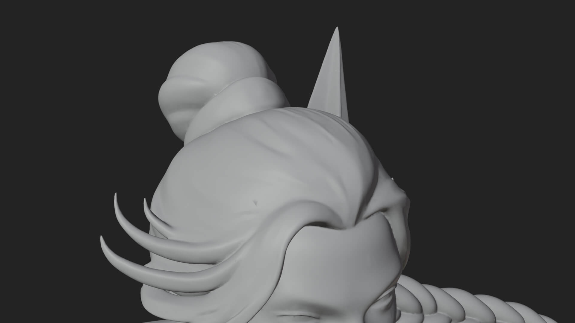 Valkyrie with Spear Statue Design 24 3D Print Model 3D Model