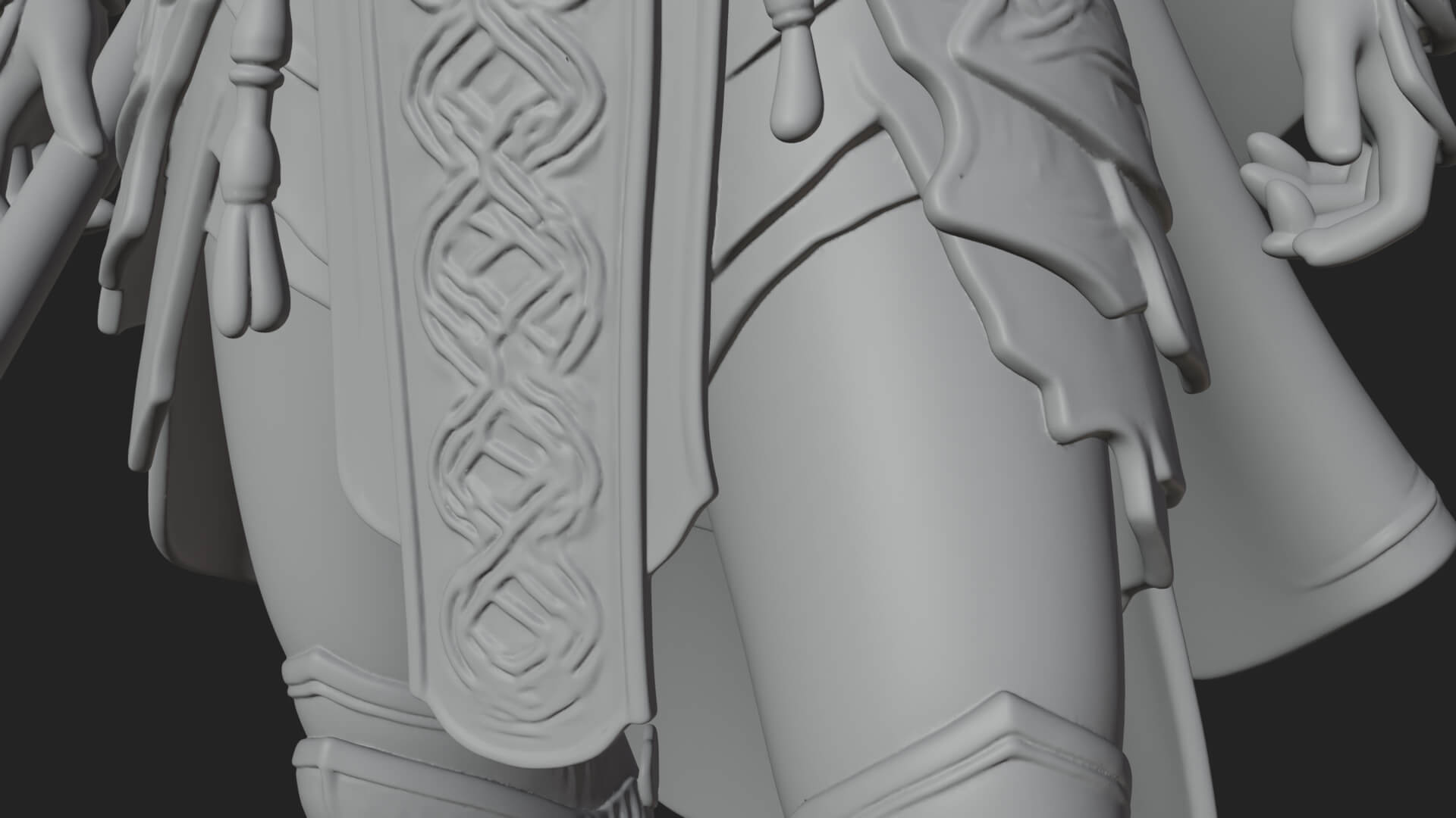 Valkyrie with Spear Statue Design 24 3D Print Model 3D Model