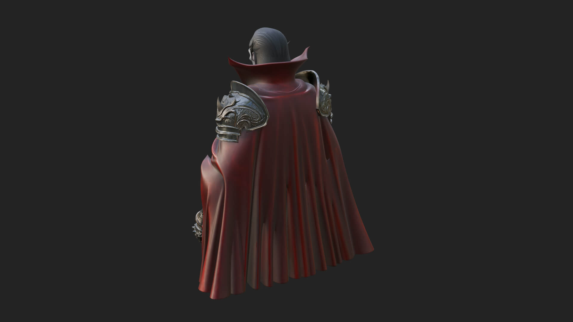 Vampire Lord Statue Design 2 3D Print Model 3D Model