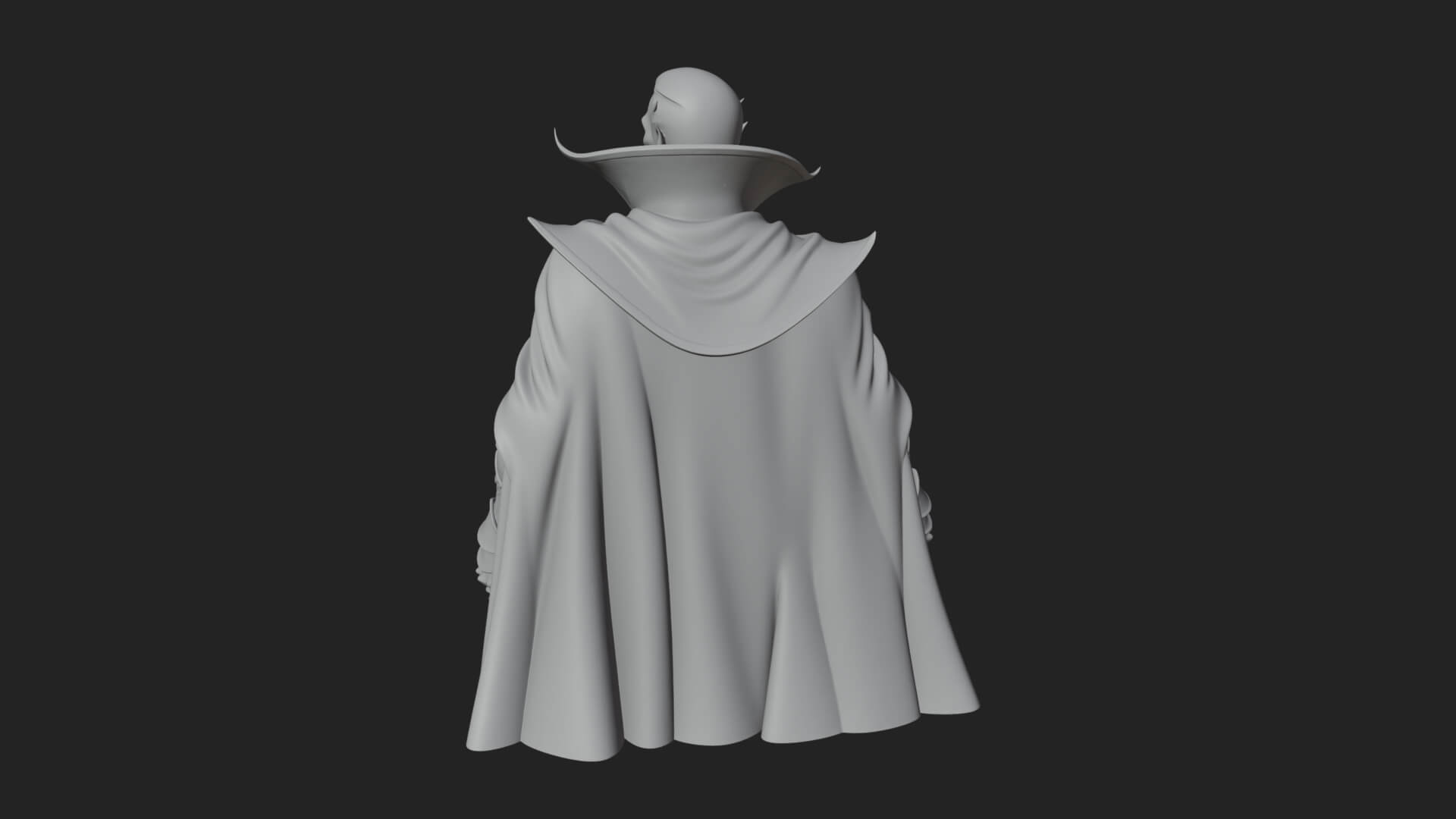 Vampire Lord Statue Design 3 3D Print Model 3D Model