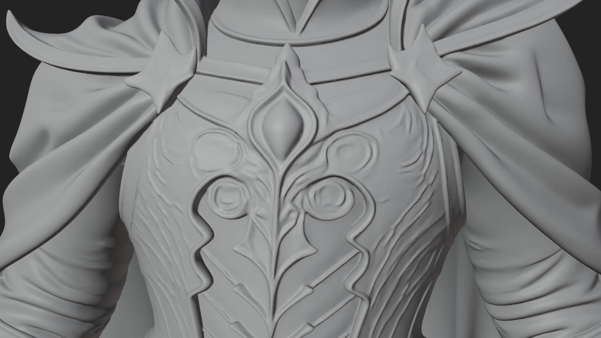 Vampire Lord Statue Design 3 3D Print Model 3D Model