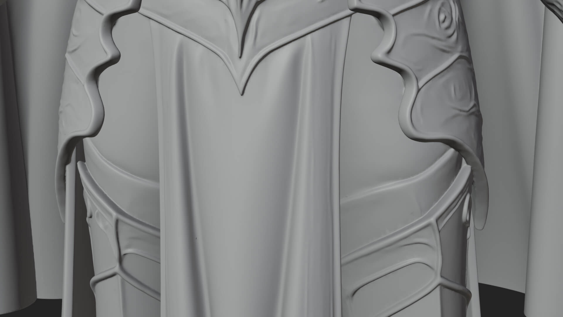 Vampire Lord Statue Design 3 3D Print Model 3D Model