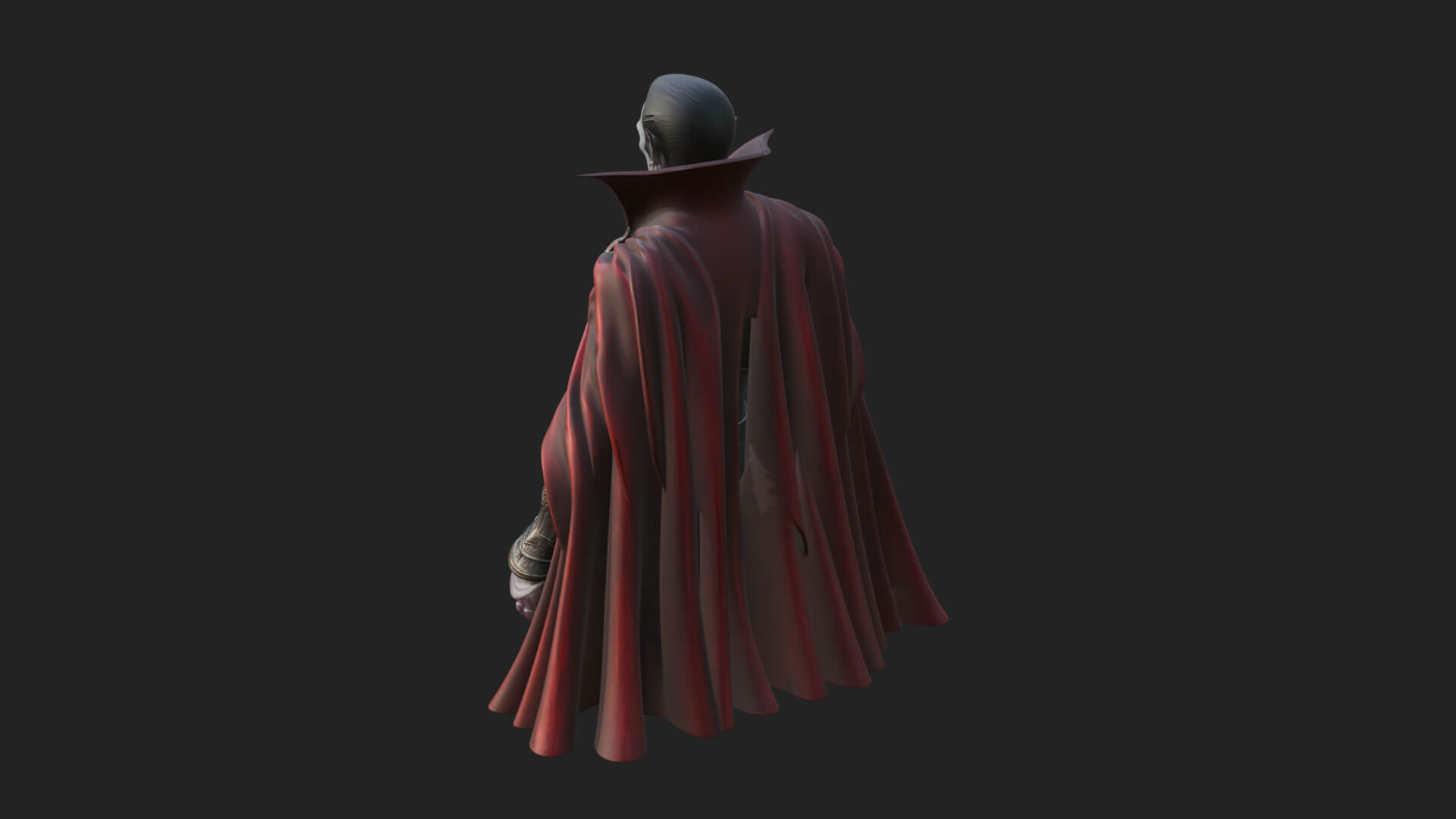 Vampire Lord Statue Design 4 3D Print Model 3D Model