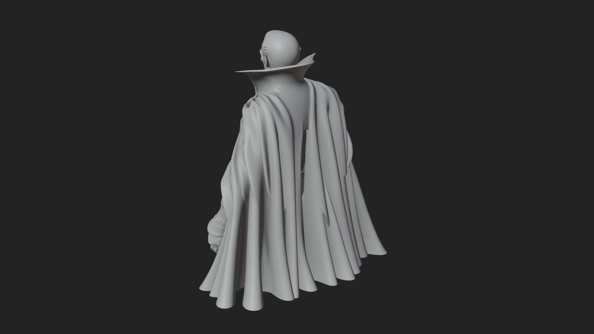 Vampire Lord Statue Design 4 3D Print Model 3D Model
