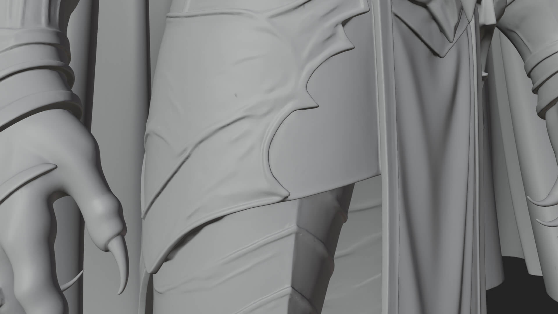 Vampire Lord Statue Design 4 3D Print Model 3D Model